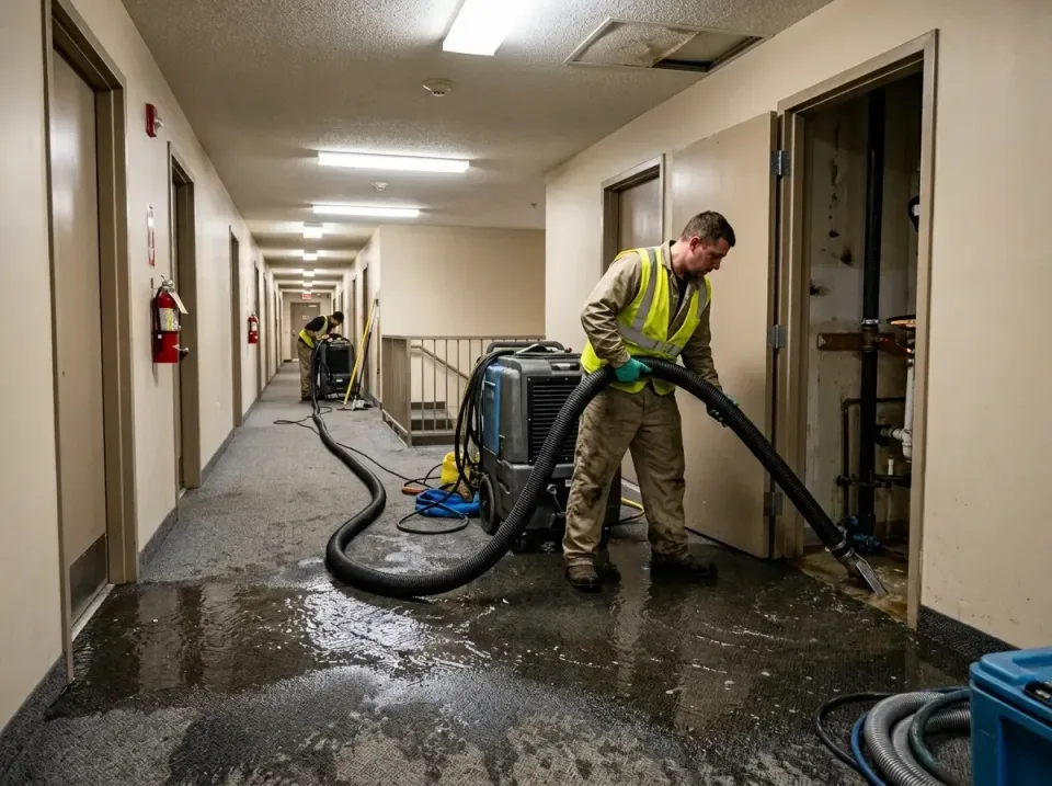 multi-unit-apartment-hallway-f-005 — frequently asked questions, Emergency Burst Pipe Water Extraction & Removal in Roselawn…
